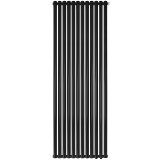 Стальной трубчатый радиатор STOUT TUBE ROUND нижнее правое подключение 12 секций R40 1-1750-12 RT RAL9005, STR401175012RTRAL9005 &mdash; 