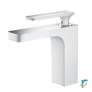 Смеситель для раковины Timo Torne 4361/00-16F хром-белый (4361/00-16F)