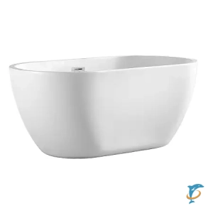 Ванна акриловая Azario BLANCA 1700x750x580 отдельностоящая, в комплекте с сифоном и металлической рамой, цвет белый (AZ-6602-17075)  (AZ-6602-17075)