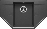 Мойка кухонная Polygran RIFF-800 Чёрный — 