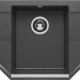 Мойка кухонная Polygran RIFF-800 Чёрный  (679078)