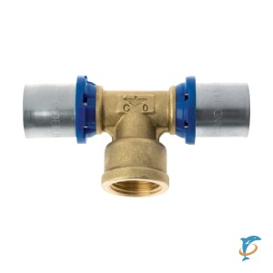 Тройник Prandelli Multyrama 26х3,0х1/2 с внутренней резьбой профиль H,TH,U  (509.08.02.6)