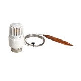 Головка термостатическая LUXOR TT 2351(2350) с выносным датчиком —  Головка термостатическая с выносным датчиком для теплого пола с диапазоном регулирования 20-65°С для радиаторов серии Thermo tekna 