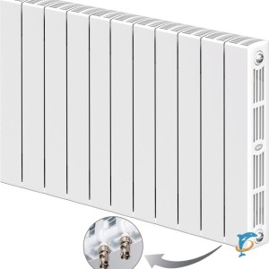 Биметаллический радиатор RIFAR SUPReMO VENTIL 500 SVR 14 секций нижнее правое подключение (белый RAL 9016)  (RIFAR SVR 500-14)