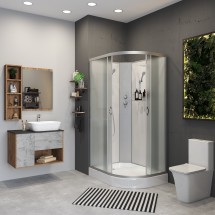 Душевая кабина Niagara NG-3312-14LBK (1200х800х2000) — 