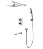 Смеситель встраиваемый Lemark Melange LM4922CW для ванны и душа — 