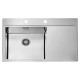 Мойка кухонная Alveus Pure 50L KMB 860х525х195 левая, нержавеющая сталь, с сифоном  (1103652)