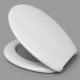 Крышка-сиденье для унитаза Бермуда с пластиковым креплением  (Бермуда 526304)