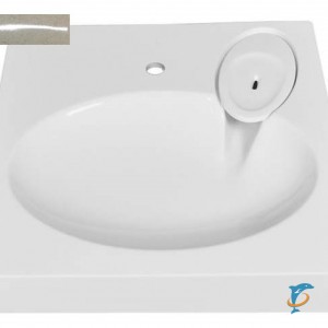 Раковина Stella Polar Миро 60x60 для установки над стиральной машиной, цвет серый (SP-00000701)