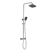 Душевая система HAIBA HB24615 тропический душ, латунь, хром — 