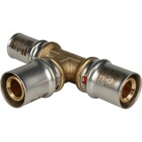 Stout Тройник переходной 20х20х16 для металлопластиковых труб прессовой — 