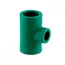 Тройник редукционный 90° PP-R  63 х 40 х 63 мм — Тройник редукционный Baenninger 90° из полипропилена PP-R модель G8130red, PP-RCT модель G8130Bred