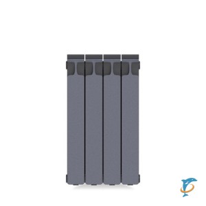 Биметаллический радиатор Rifar Monolit 500 4 секции RAL 7012 (Титан)  (500 4 секции RAL 7012 (Титан))