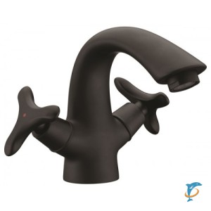 Смеситель для раковины Черный Kaiser Trio 57011-2  (57011-2)