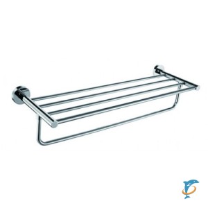Полка для полотенец с держателем Хром Kaiser KH-2009  (KH-2009)