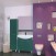 Мебель для ванной Misty Джулия 65 с зеркалом с полочкой прямая краколет зеленая