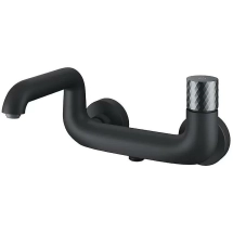 Смеситель для ванны и душа Iddis Twist TWIBLBTi02WA, черный матовый &mdash; Смеситель для кухни, Edifice, IDDIS, EDISB00i05