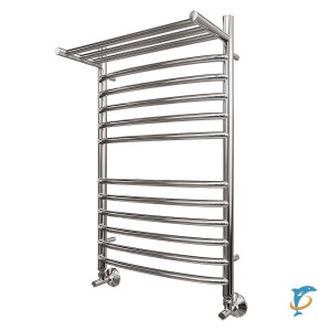 Полотенцесушитель водяной Point PN05148SP П11 400x800 с полкой, хром  (PN05148SP)