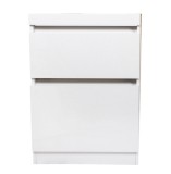 Тумба для комплекта El Fante напольная Даллас 130 Люкс белая PLUS — Тумба для комплекта El Fante напольная Даллас 130 Люкс белая PLUS СС-00000557