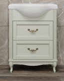 Тумба для комплекта ValenHouse Эллина 65/2 слоновая кость, фурнитура бронза — 