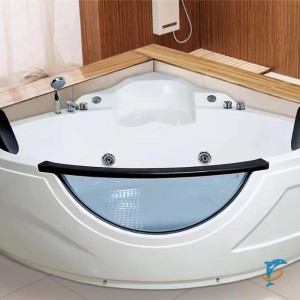 Ванна акриловая Loranto 1550х1550х750 угловая, с гидромассажем, для двух персон (CS-831N)  (CS-831N)