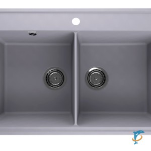 Мойка ULGRAN Quartz Ruma 780 Бетон  (Ruma 780-05)