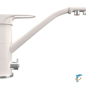 Смеситель для кухонной мойки Ulgran Quartz UQ-010 жасмин  (UQ-010-01)