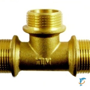 Тройник TIM 1 1/2 ш/ш/ш (латунь)  (TM666)