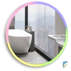 Зеркало AZARIO Perla neo - RGB D770 сенсорный выключатель, мультицвет (LED-00002610)  (LED-00002610)