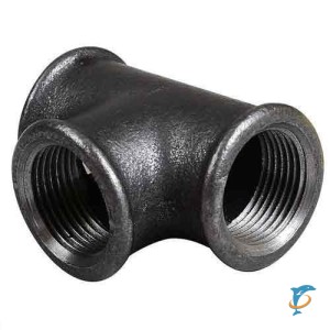 Чугунный тройник черный EE 11/2" г/г/г (EE130 11/2)