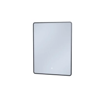 Зеркало Iddis Cloud CLX6000i98, 60 см, LED-подсветка, сенсорный выключатель, черная окантовка &mdash; Смеситель для душа, YA33177C, Vane, комплектный