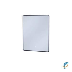 Зеркало Iddis Cloud CLX6000i98, 60 см, LED-подсветка, сенсорный выключатель, черная окантовка (CLX6000i98)