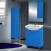 Мебель для ванной Misty Мисти-50 с правым зеркалом (голубая)