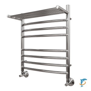 Полотенцесушитель водяной Point PN05156SP П7 500x600 с полкой, хром  (PN05156SP)