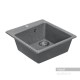 Мойка для кухни из литого мрамора Aquaton Парма квадратная серая 1A713032PM230  (1A713032PM230)