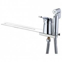 Смеситель для биде с гигинической лейкой Хром Kaiser County 55033 — 