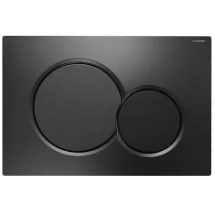 Кнопка смыва AZARIO NEW двойная, пластик, черный матовый (AZ-010.04) &mdash; 