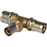 Stout Тройник переходной 26х16х20 для металлопластиковых труб прессовой — 