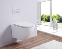 Унитаз подвесной ESBANO AZALEA белый матовый — 