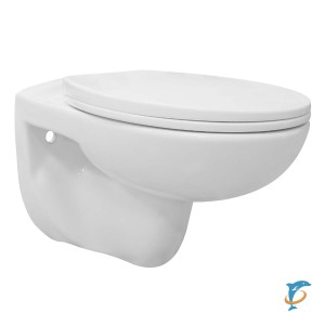 Унитаз подвесной Loranto Fredo 355х550х410 безободковый, с быстросъемным сиденьем микролифт (CS-WH8005) (CS-WH8005)