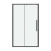 Душевая дверь в нишу GROSSMAN Cosmo 130х195 графит сатин, стекло прозрачное