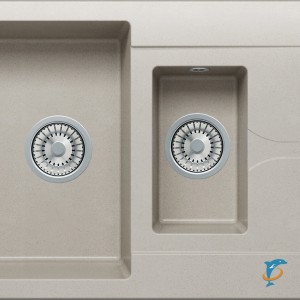 Мойка кухонная Polygran BRIG-870 Серый  (627376)