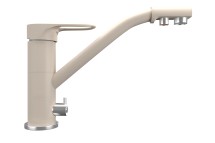 Смеситель для кухонной мойки Ulgran Quartz UQ-010 лён — 