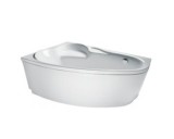 Акриловая ванна RELISAN Ariadna L 150x110 — отдельно стоящая, акрил, нестандартная форма, угловая конструкция, объем 210 л, габариты: 150х110х42 см