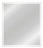 Зеркало-шкаф El Fante Квартет 70х80 с подсветкой, сенсор на зеркале — Зеркало-шкаф Каре 60х80 с подсветкой, сенсор на зеркале