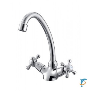 Смеситель для кухни, жесткая подводка, Хром Kaiser Carlson Style 11143  (11143)