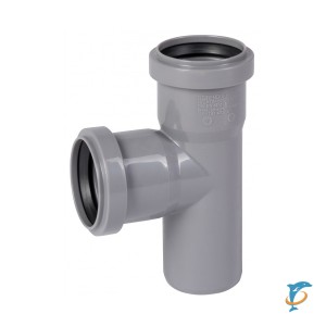 Тройник канализационный ф50/50 х 87 "Ostendorf"  (112400)