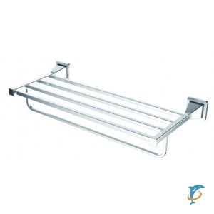 Полка для полотенец с держателем Хром Kaiser KH-1039  (KH-1039)
