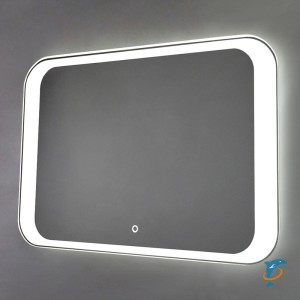 Зеркало AZARIO Индиго 800х550 с LED-подсветкой и диммером, сенсорным выключателем (ФР-00001410)  (ФР-00001410)