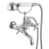 Смеситель для ванны с коротким изливом Sam SAMSB02i02 — Смеситель для ванны с керамическим дивертором, SAM, IDDIS, SAMSB02i02